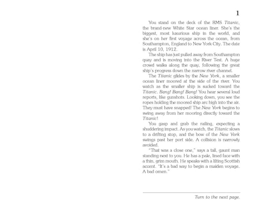 Terror on the Titanic (Choose Your Own Adventure #24) - Image 2