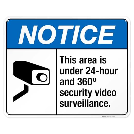 24-Hour Security Camera Surveillance Sign