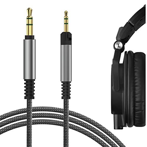 Geekria Nylon Braided Audio Cable Compatible With Audio-Technica Ath-M50X Ath-M40X Ath-M50 Ath-M60X Ath-M40 Ath-M70X Cable, 2.5Mm Replacement Stereo Cord (4 Ft / 1.2 M) #TOP28