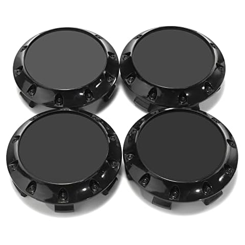 4 x 75mm Black Wheel Centre Caps Hub for #610C 6010K74/#2204000125/S2A-NO/S2A-JO/S2A-AO/#63817/63818/2000-2003 S2000 Cover