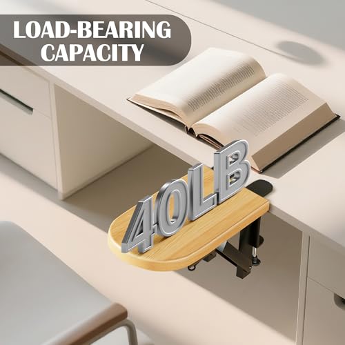 Accoudoir de bureau ergonomique pliable, support de table haute finition