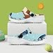 Meaudiwes Fashion Beach Pool Slippers Toddler Slides Sandals Child Water Shower for Girl Cute Otter Fish Pattern