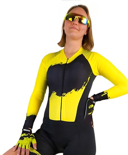 Combinaison de cyclisme femme avec coussinet gel pour le confort des longues sorties à vélo