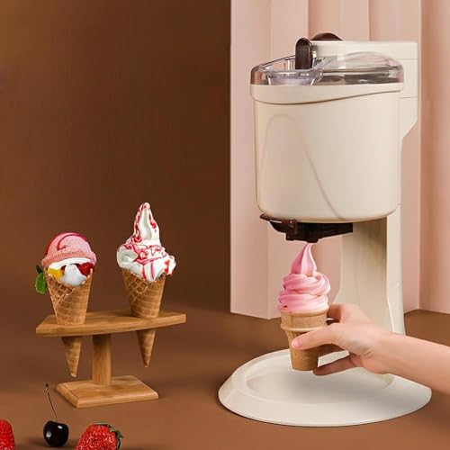 SZAJOR Mini-Eismaschinen, Softeismaschine, vollautomatische Eiswaffelmaschine – Bild 5