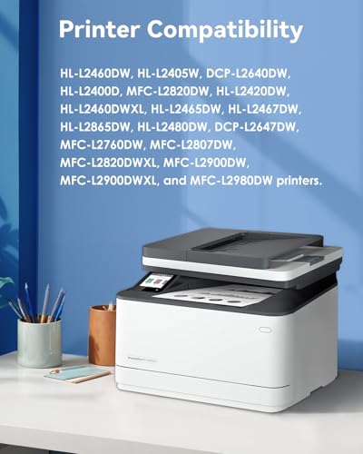 Image of TN830XL 830XL Toner for Brother Printer DCP-L2640DW HL-L2460DW Replacement for Brother TN-830 XL /V /R TN 830 XL TN-830XL Cartridge MFC-L2820DW HL-L2405W HL-L2400D Printer High Yield (TN830XL 2 Pack)