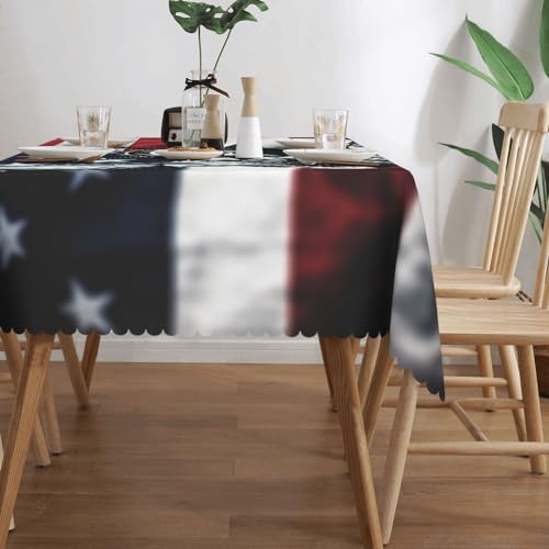 Nappe rectangulaire USA 137x183 cm imperméable et lavable - 3