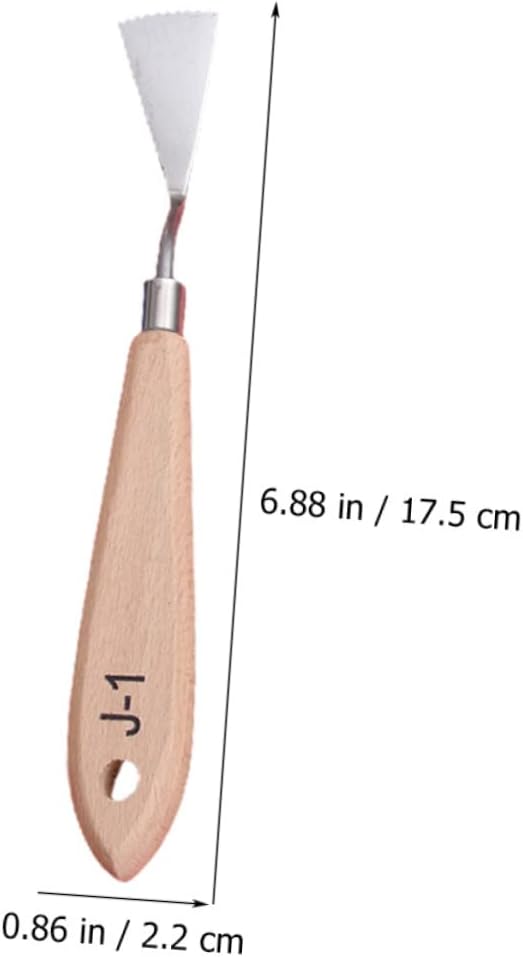 6pcs Oil Painting Knives Painting Knives Scrapers Handle Tools for Art