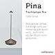 Zafferano, Pina Lampe, Wiederaufladbare und Kabellose Tischlampe mit Touch Control, Geeignet für den Innen- und Außenbereich, Dimmer, 2200-3000 K, Höhe 29 cm, Farbe Corten