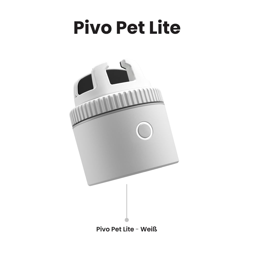 Pivo Equestrian Pod Automatische Pferde-, Gesichts- und Körperverfolgung, KI-gesteuerter 360° Handyhalterung, Pferde zum Reiter, Auto-Zoom, freihändige Foto- und Videoaufnahme Standalone (White)