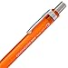 Pentel Arts GraphGear 300 Mechanical Pencil, (0.3mm) Extra-fine line, Orange Barrel, w/small block eraser + 1 lead tube