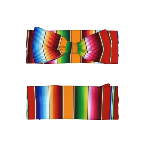 Retro Mexican Blanket Stripes Baby Girl Bows Headbands Bow For Baby Girls Newborn Infant Toddlers 0-6 Months2