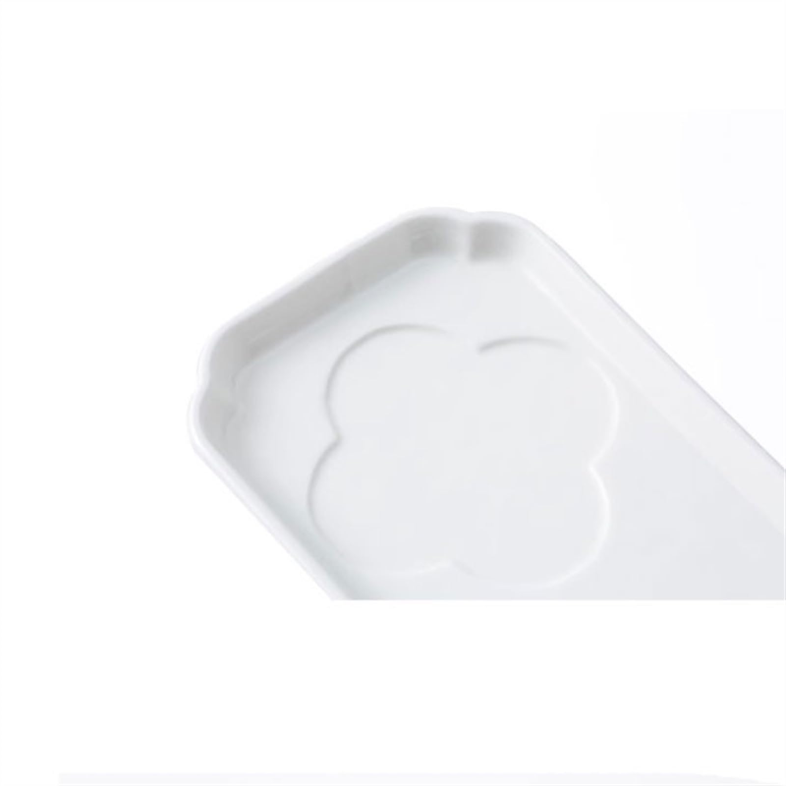 Keramik-Soßenschälchen Blue And Amber Ceramic Compartment Plate For Sauce Dipping Snacks Seasoning Dried Fruit(A)