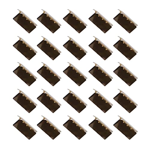 FRCOLOR Metal Buckle Bag Making Clips 20pcs Horse Mouth Clips Diy Handbag Accessories Ribbon Ends Clamps Fashion Waistband Clips