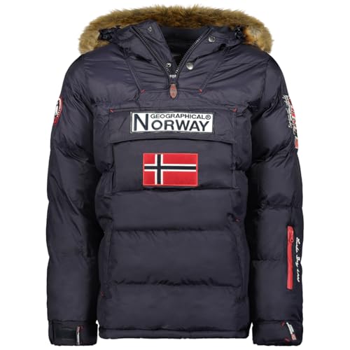 Geographical Norway Bilboquet Boy Parka para niño, Marine, 12 años para Niños