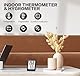 DOQAUS Digital Hygrometer Innen, 6 Stück Thermo-Hygrometer Innen Hygrometer Feuchtigkeit Raumthermometer Luftfeuchtigkeitsmessgerät mit Hohen Genauigkeit, für Innenraum, Babyraum, Wohnzimmer, Büro