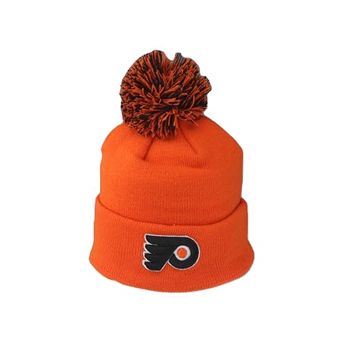 Philadelphia Flyers NHL Officially Licensed Youth Beanie Pom Icon Team Color