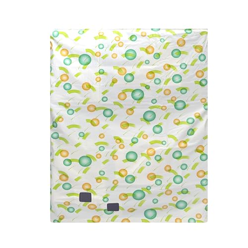 Image of FIDELE Semi-Automatic Washing Machine Cover, 80x50x86cm | 6kg, 6.5kg, 7kg lg, Printed PVC, Waterproof, Dustproof Protection
