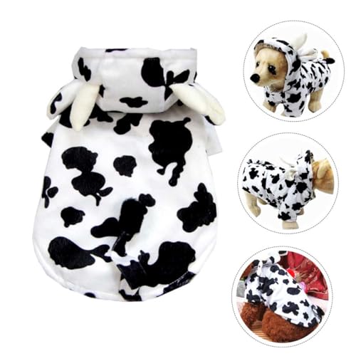 Disfraz para perro con diseño de vaca, talla S miniatura 6