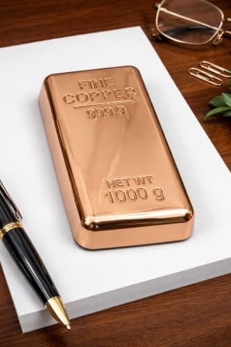 ZAHEPA Store ZAHEPA Realistic Metal Gold, Copper & Silver Bar - Image 5