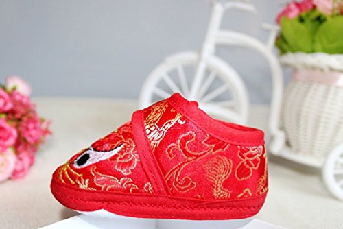 CRB Fashion Baby Newborn Infant Boy Girls Chinese New Years Tiger Lion Eyes Asian Sock Shoes3