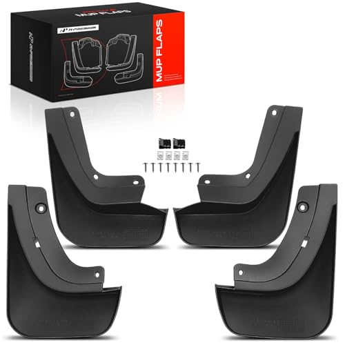 Image of A-Premium Set of 4PCS Mud Flaps Splash Guards Mudflaps Mudguards Compatible with Jeep Grand Cherokee WK2 Sport Utility 2022-2024 with Hardware Kits, Front & Rear (Driver and Passenger Side)