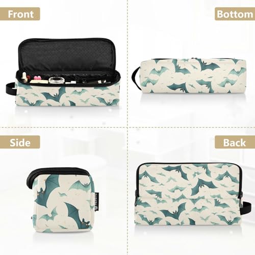 Bolsa de viaje para herramienta de cabello color verde claro, resistente al calor, con cierre y doble capa para planchas y accesorios de cuidado capilar miniatura 5