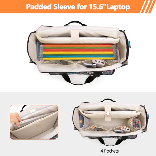 Totem LoDrid Large File Folder Bag with Padded Sleeve for 15.6" Laptop
