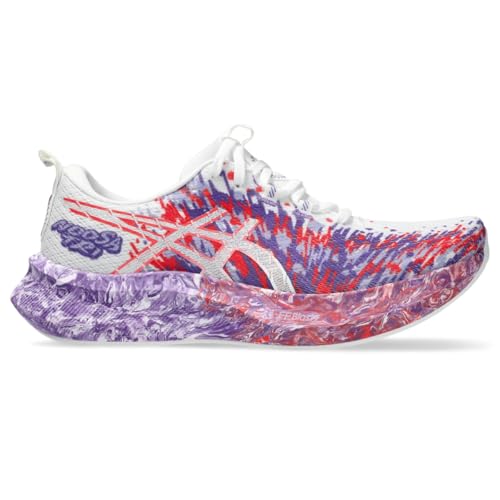 ASICS Women's Noosa TRI 16 Running Shoes, 8.5, White/EDO Purple