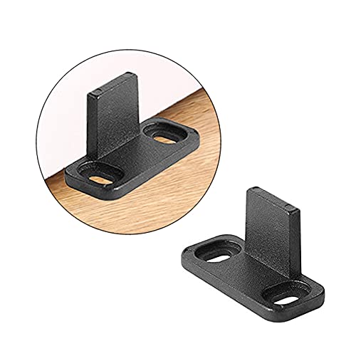 Gativs 4 Stück Schiebetürbeschlag Bodenführung Schiebetür Bodenführung Scheunentor Bodenführungen Schiebetürbeschlag Scheunentor mit Schrauben und Expansionsrohre für Scheunentore