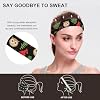 Sweatband Headbands Moisture Wicking Sweat Absorbing Head Band for Men Women
