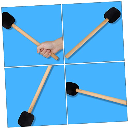 Milisten Baqueta Grande Baixo Preto Percussão De Pelúcia 4Pcs