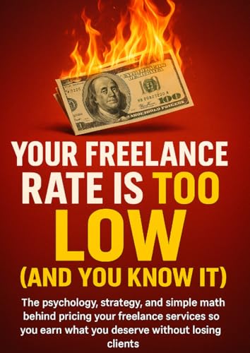 Your Freelance Rate Is Too Low (And You Know It): The psychology, strategy, and simple math behind pricing your freelance services so you earn what you deserve without losing clients.