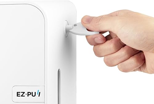 Miniatura 8 de EZbrnd 3300-EZ - Dispensador de toallas de papel multiplegable para montaje en pared para cocina, baño, oficina, caravana, Airbnb, color blanco