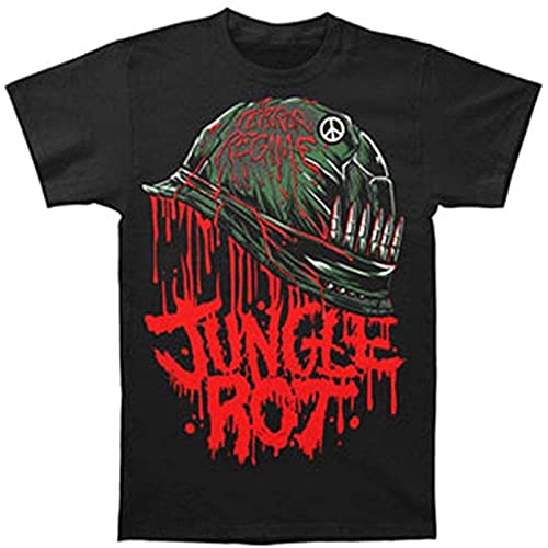Image of GOUDIDAO Jungle Rot Men's Full Metal Rot T-Shirt Black 3XL