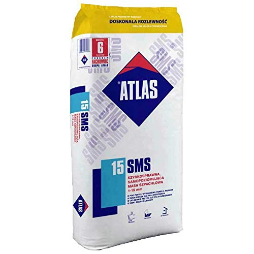 Preisvergleich Produktbild ® ATLAS SMS 15 - Ausgleichsmasse schnellbindende selbstnivellierende Spachtelmasse 1-15 mm