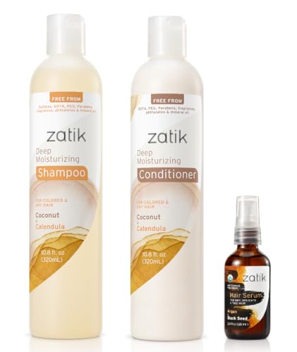 Zatik Naturals - Colored Hair Combo Set (Deep Mosturizing Shampoo