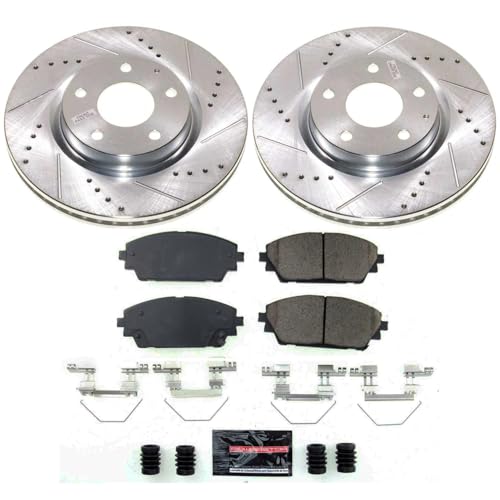 PowerStop Z23 Performance Brake Pad & Rotor Kit Front K8754 by PowerStop - Used condition - Image 2
