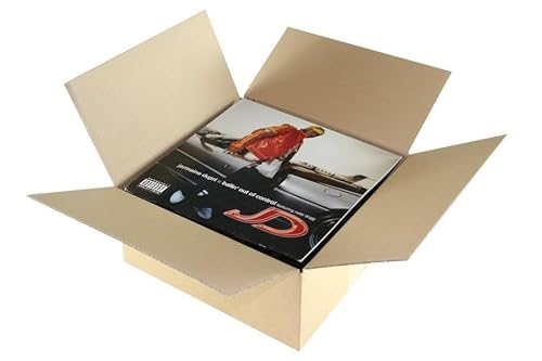 SCATOLE per imballare velocemente e spedire fino a 40 dischi LP 33 giri (25)