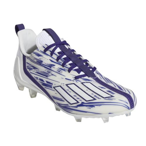 adidas Mens Adizero Football Sneakers Shoes - White - Size 12 M2