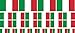 Produktbild Mini Aufkleber Set - Pack glatt - 4x 51x31mm+ 12x 33x20mm + 10x 20x12mm- Sticker - Fahne - Italien - Flagge - Banner - Standarte fürs Auto, Büro, zu Hause und die Schule - Set of 26