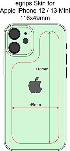 egrips Clear Skin for Apple iPhone 11-13 2 Pack Apple iPhone 11 Clear - Image 4