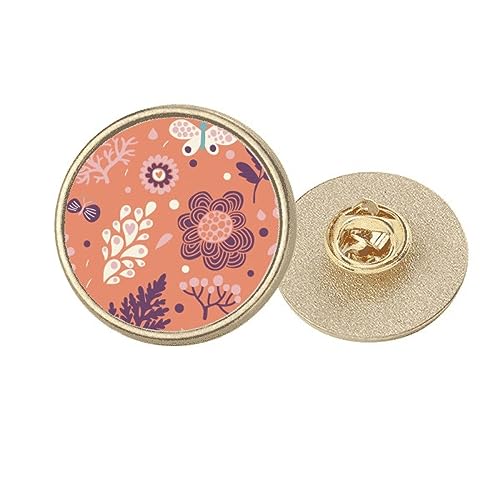 Broche clip fleur art déco dorée pour ne plus abîmer vos pulls