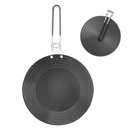 Adaptateur Plaque Induction, Adaptateur Induction Plaque, Disque Adaptateur Pour Plaque À Induction, 24CM Diffuseur De Chaleur Pour Plaque Induction Avec poignée pliante Pour Ustensiles De Cuisine