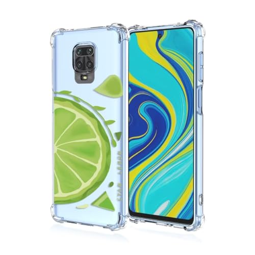 ATISIJIE Funda para Xiaomi Redmi Note 9S,para Niñas y Mujeres,Diseño de Florales Flores a Prueba de Golpe Transparente Funda para Xiaomi Redmi Note 9S-A30