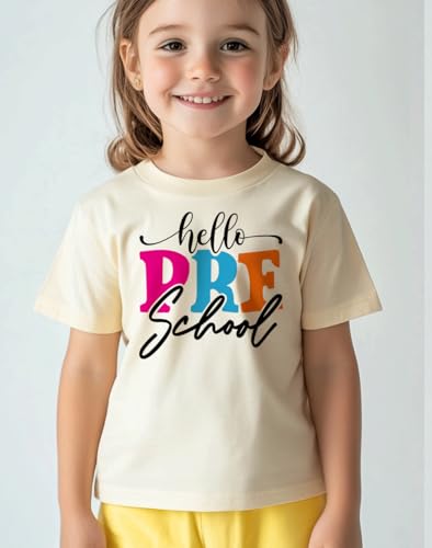 Kids Toddler Boys Girls Back to School Shirt First Day of Preschool T-Shirt Short Sleeve Top3