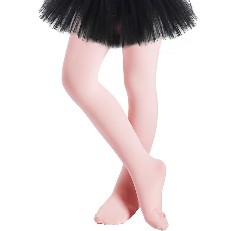 DIPUG Girls Tights Footed Toddler Kids Pantyhose for School