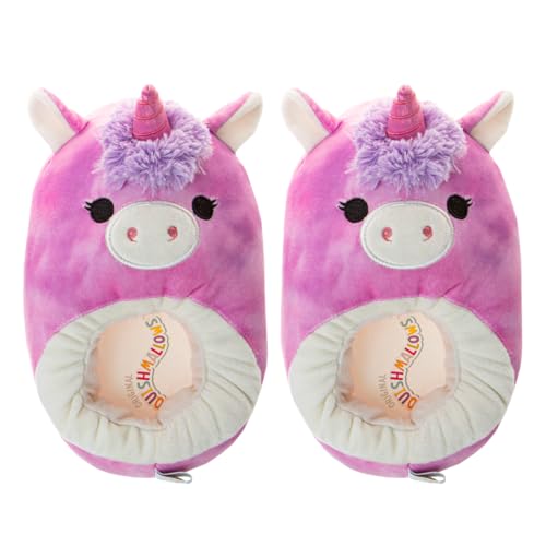 Image of Squishmallows Slippers Plush Lightweight Warm Comfort Soft Aline Slipper House Shoes for Kids and Adults (sizes 11-1 Little Kid / 2-5 Big Kid / 5-10 Adult)