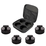 Anazous Rubber Jack Pads Compatible Corvette Lift Puck c5 Corvette jacking Puck c6 jacking Pucks c7 Corvette Lift pad c8 Corvette Lifting Pucks (4pcs Black)