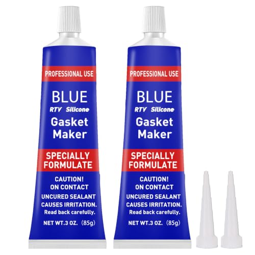 Image of 1DFAUL RTV Silicone Gasket Maker, High Temp Silicone Resist Oil, Blue, 170g | Anti-Freeze RTV Silicone Sealant for Engines, Gearboxes, Pumps, Superchargers