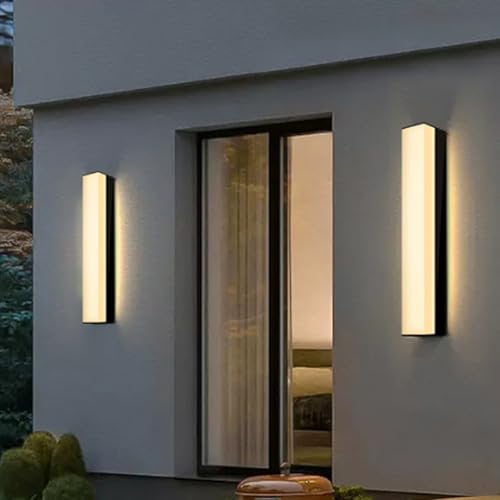 Éclairage mural extérieur LED au design minimaliste rectangulaire en acrylique de qualité - 7